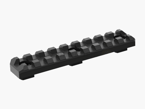 Rail Picatinny M-Lok en aluminium 9-slot