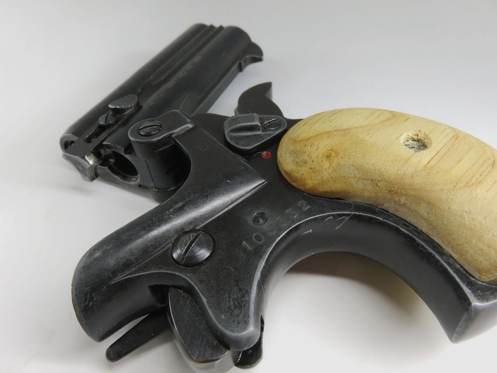 Doppelläufiger Derringer Röhm Modell RG 17 | Kaliber .38 Spezial | Deutscher Beschuss | Sammlerwaffe!