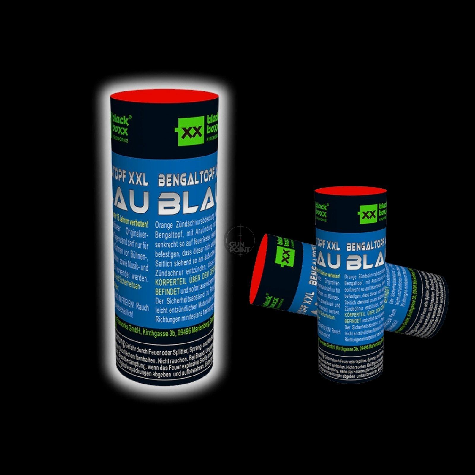 Blackboxx Bengaltopf XXL 60 Sek. - Blau