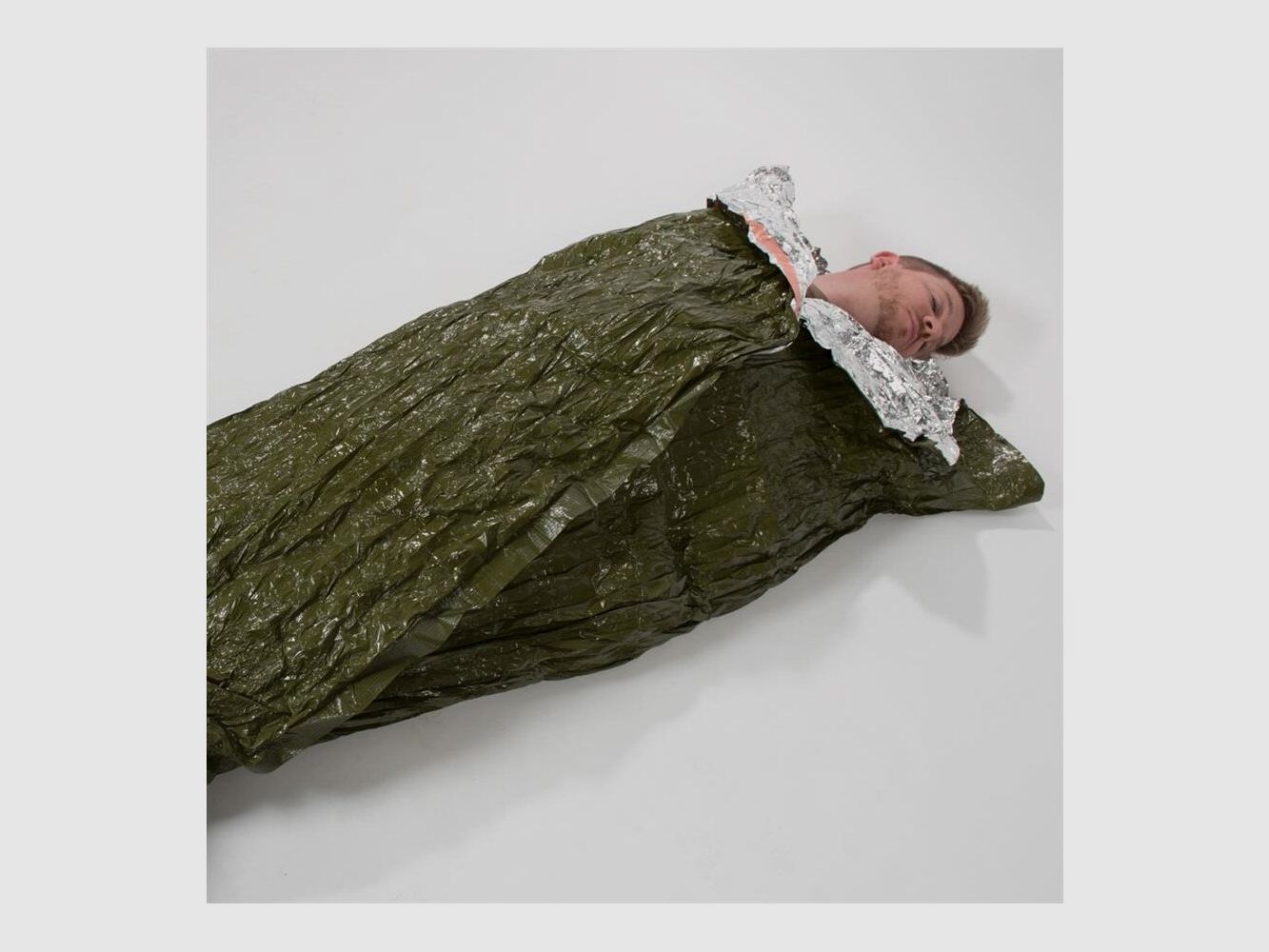 Blizzard Reflexcell Militär Rettungsdecke Grün