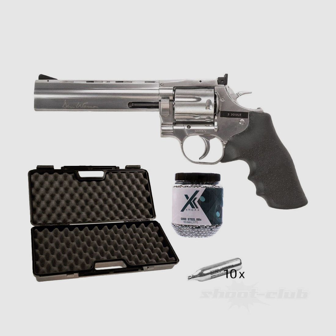 Dan Wesson 715 6 inch 4,5mm / Koffer-set