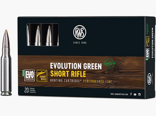 RWS .308Win Evo Green 9,0g - 139gr Short Rifle