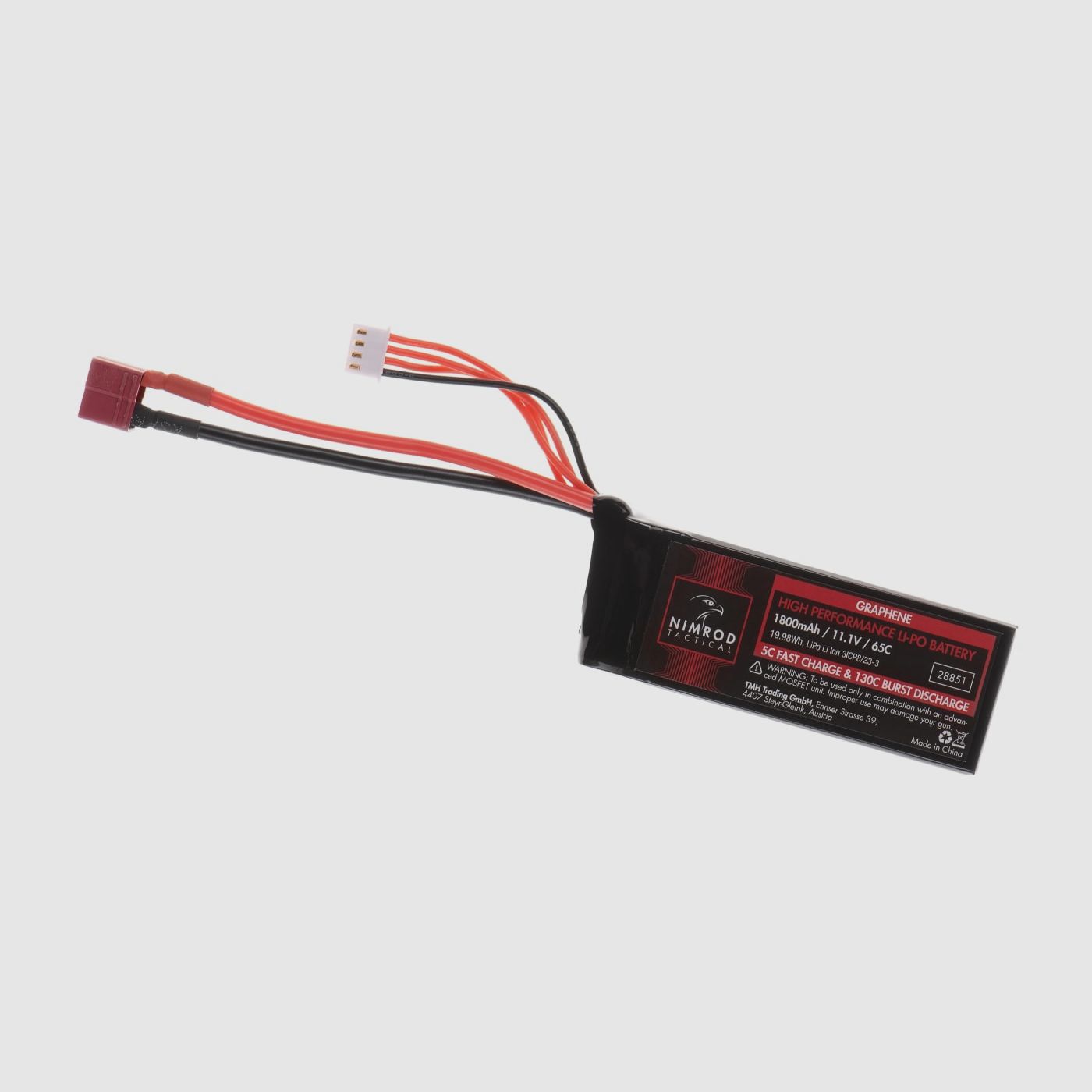 Lipo 11.1V 1800mAh 65C Graphene T-Plug | Nimrod