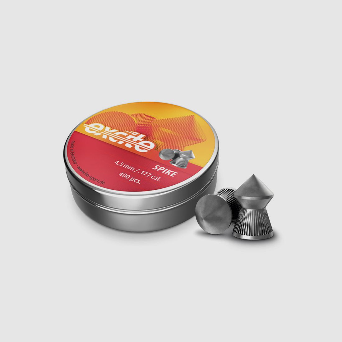 Spitzkopf Diabolos H&N Exite Spike Kaliber 4,5 mm 0,56 g geriffelt 400 StĂĽck