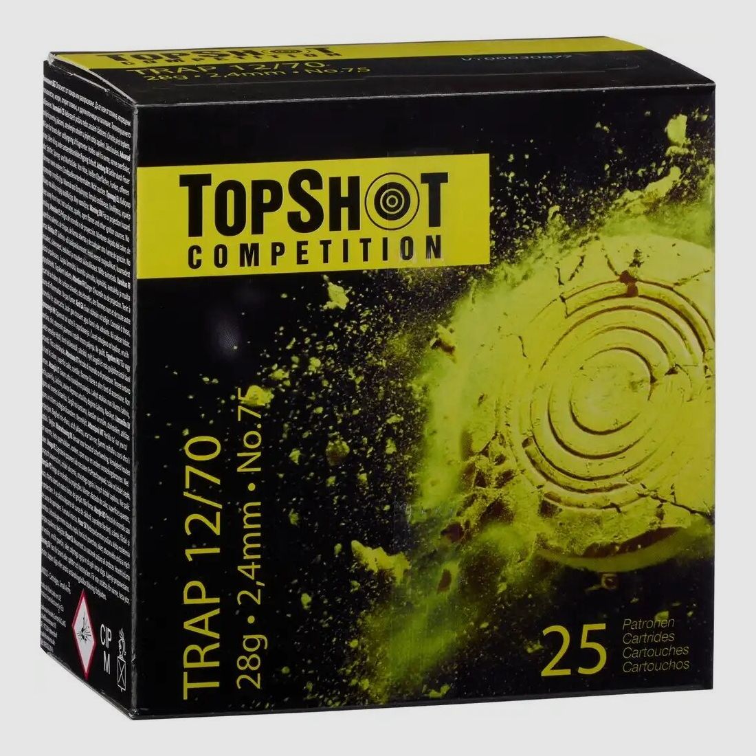 TopShot Competition Competition 12/70 Trap 2,4 mm / 28 g / 25 Stk