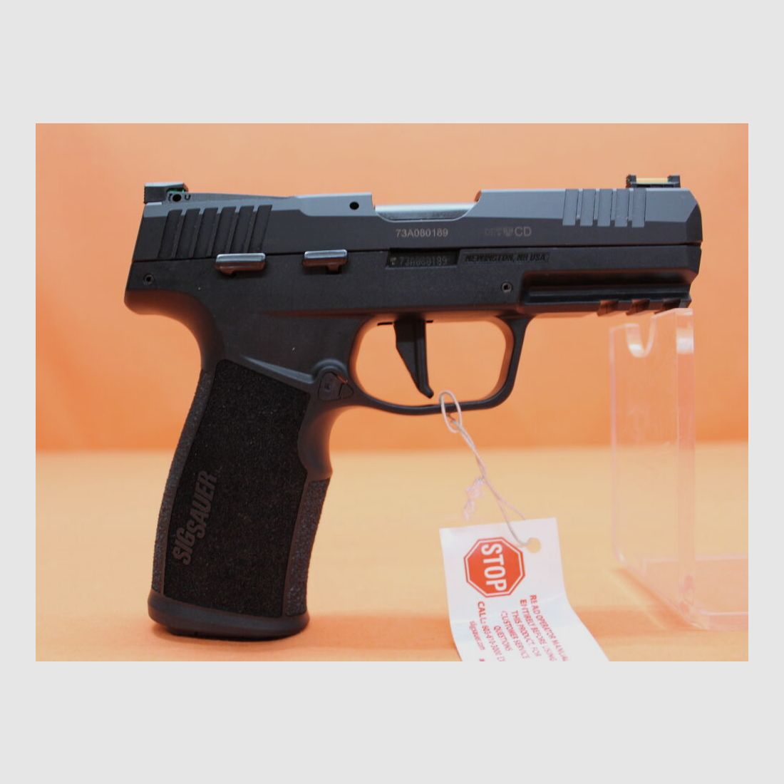 SIG Sauer Handgun .22lr SIG Sauer P322 4" barrel, 3-Dot fiber-optic sight, 20 rounds, optics-ready