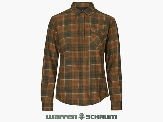 Seeland Bluse Highseat Skye Grizzly Brown/Terracotta Check