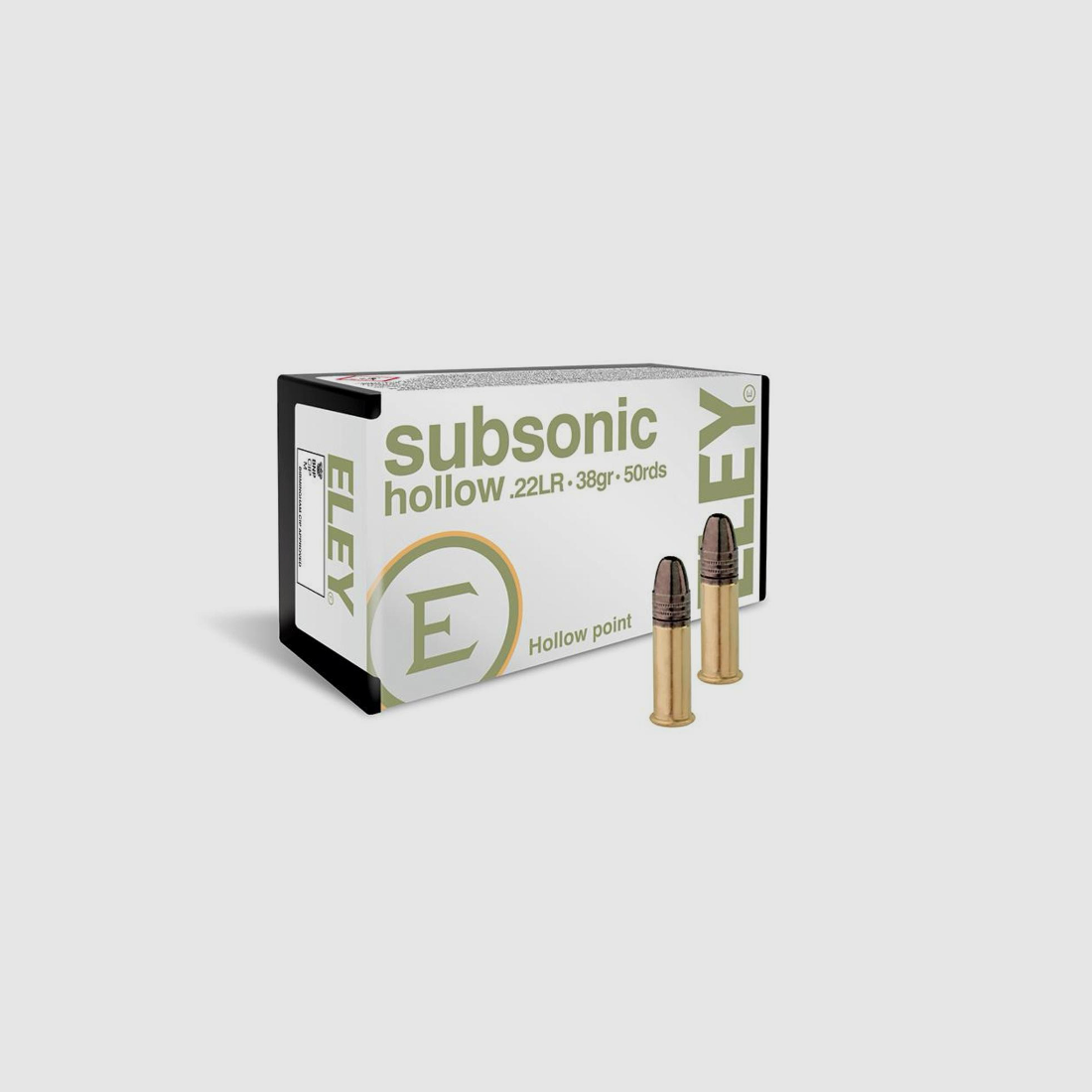 Munitions Eley Subsonic Hollow .22 Long Rifle