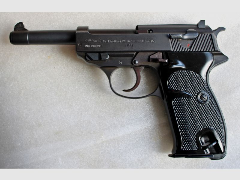 NEUW. WALTHER P38 GANZSTAHL 9mm Luger ALLERLETZTE FERTIGUNG