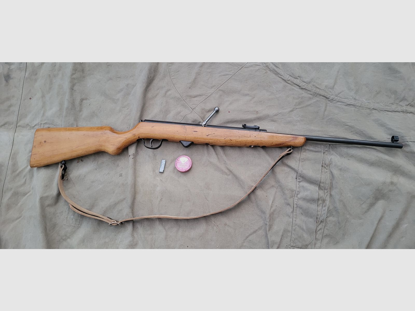 DDR Luftgewehr mit Magazin Haenel 310