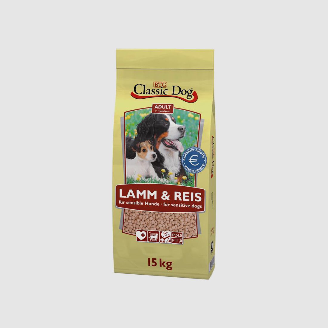 Classic Dog Hundefutter Lamm & Reis 15kg