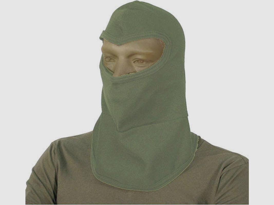 Lange BLACKHAWK! BALACLAVA mit Nomex – Blattgrün