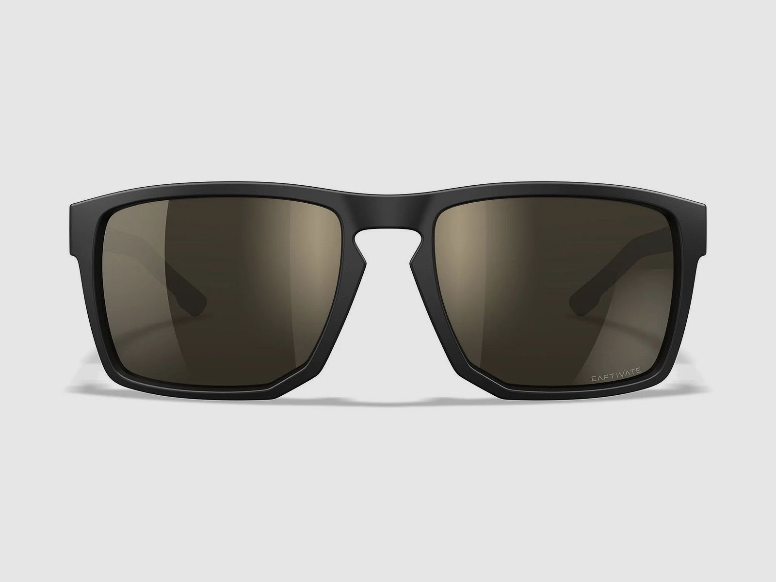 Wiley X APEX Sonnenbrille mit CAPTIVATE Polarized Tungsten Mirror-Gläsern, Matte Black-Rahmen AC6APX04, Bild 2 von 5