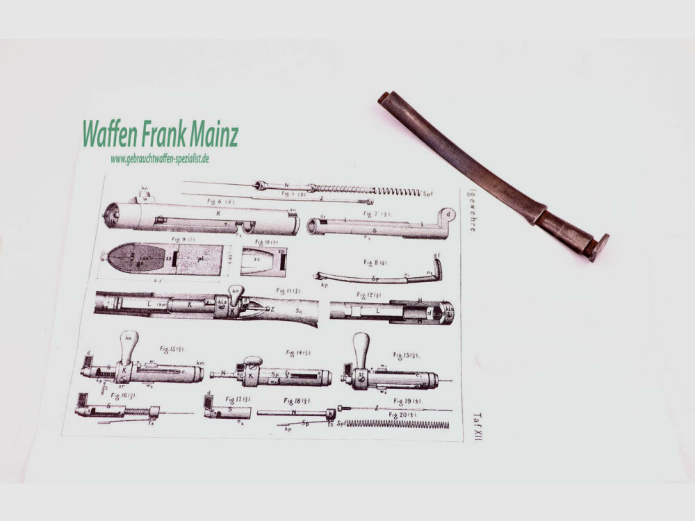 Dreyse - Sömmerda część napięcia igły zapłonowej