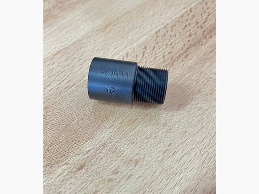i-Swift Schnellverschlussadapter Adapter für Schalldämpfer mit M18x1 Innengewinde