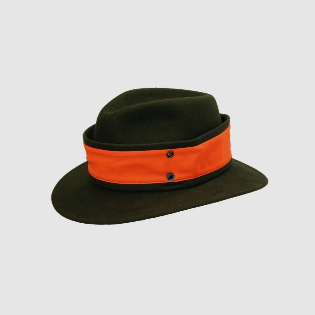 Lodenhut Jagdhut mit mit klappbarem Signalband 54