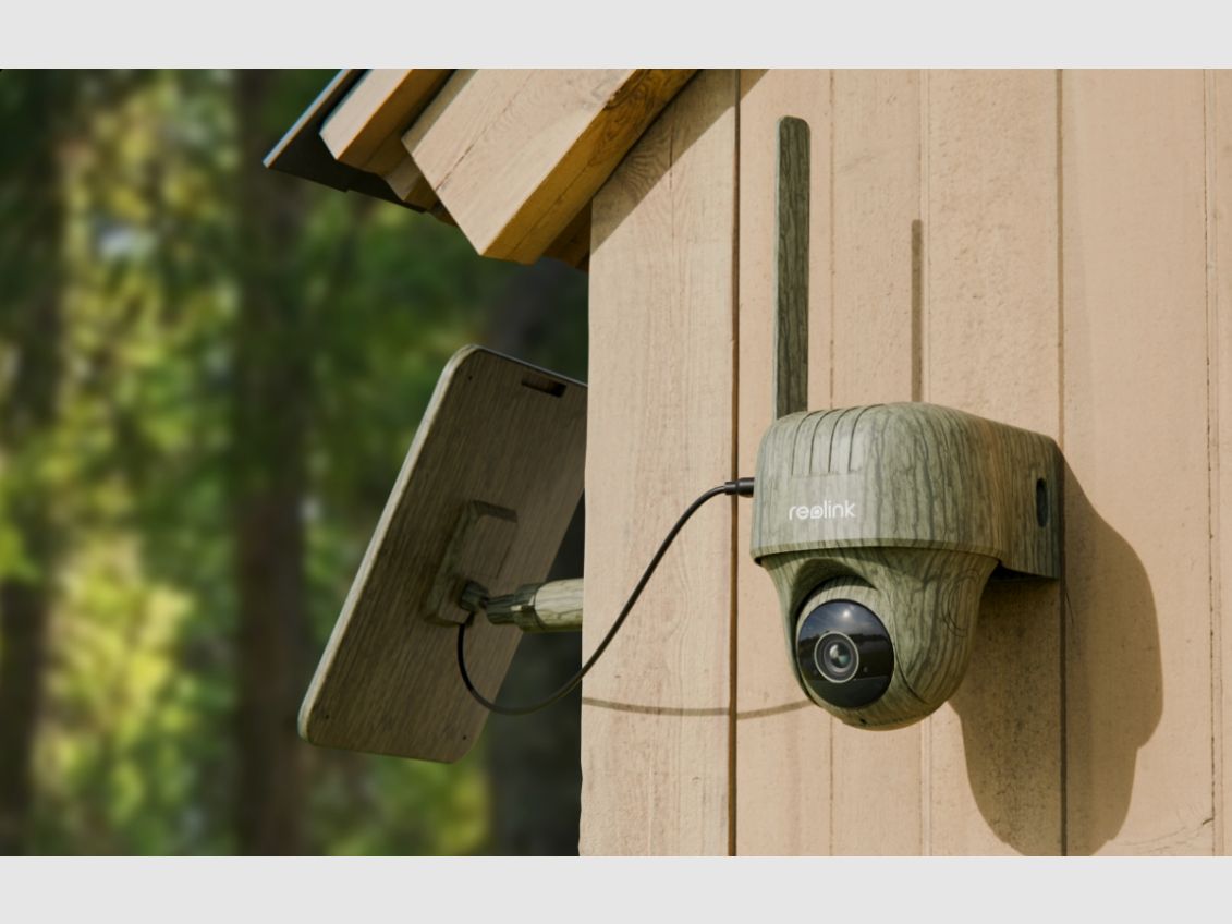 Reolink Go Ranger PT mit Solarpanel 4K 4G LTE Wildlife Camera mit 360 Grad Sicht