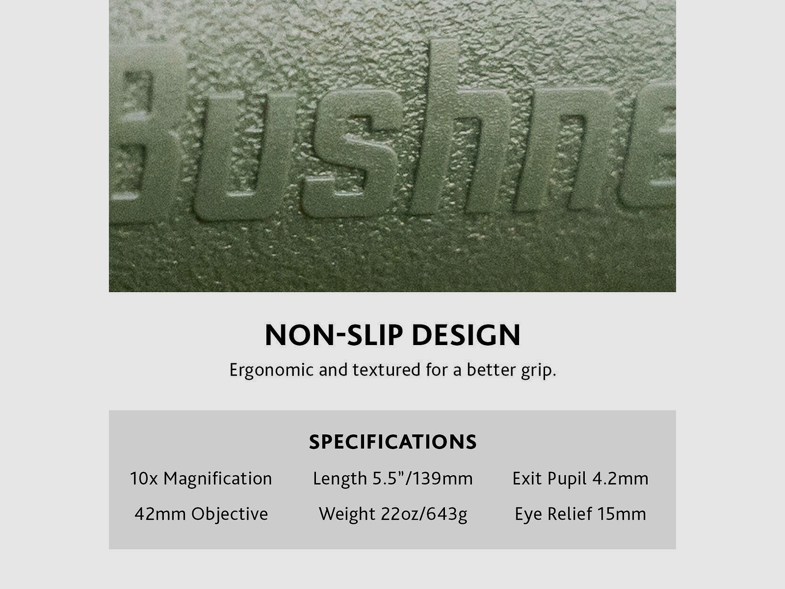 Prismáticos Bushnell de uso general 10x42mm verde