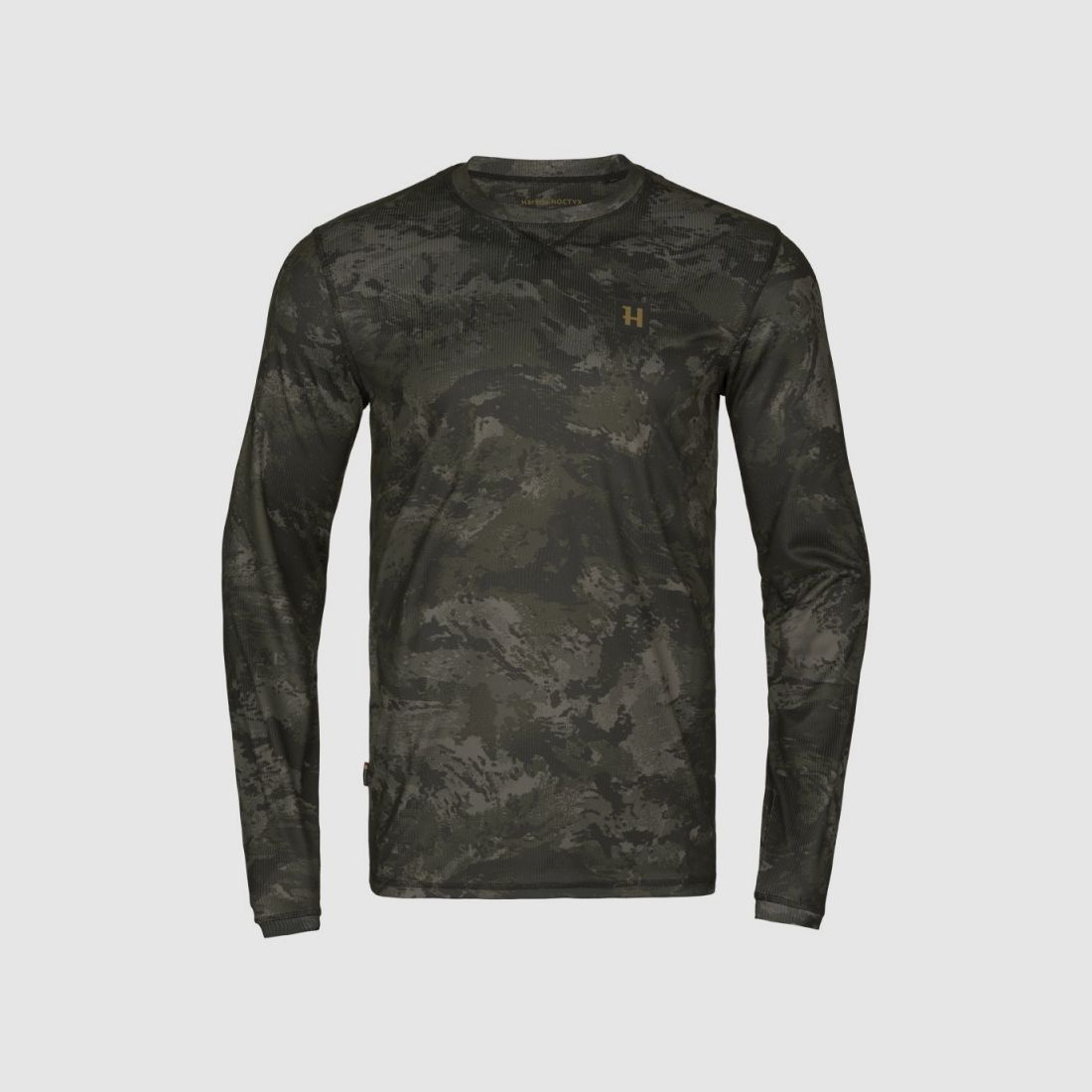 Härkila Noctyx Camo Camiseta de manga larga para hombre, Axis MSP Black