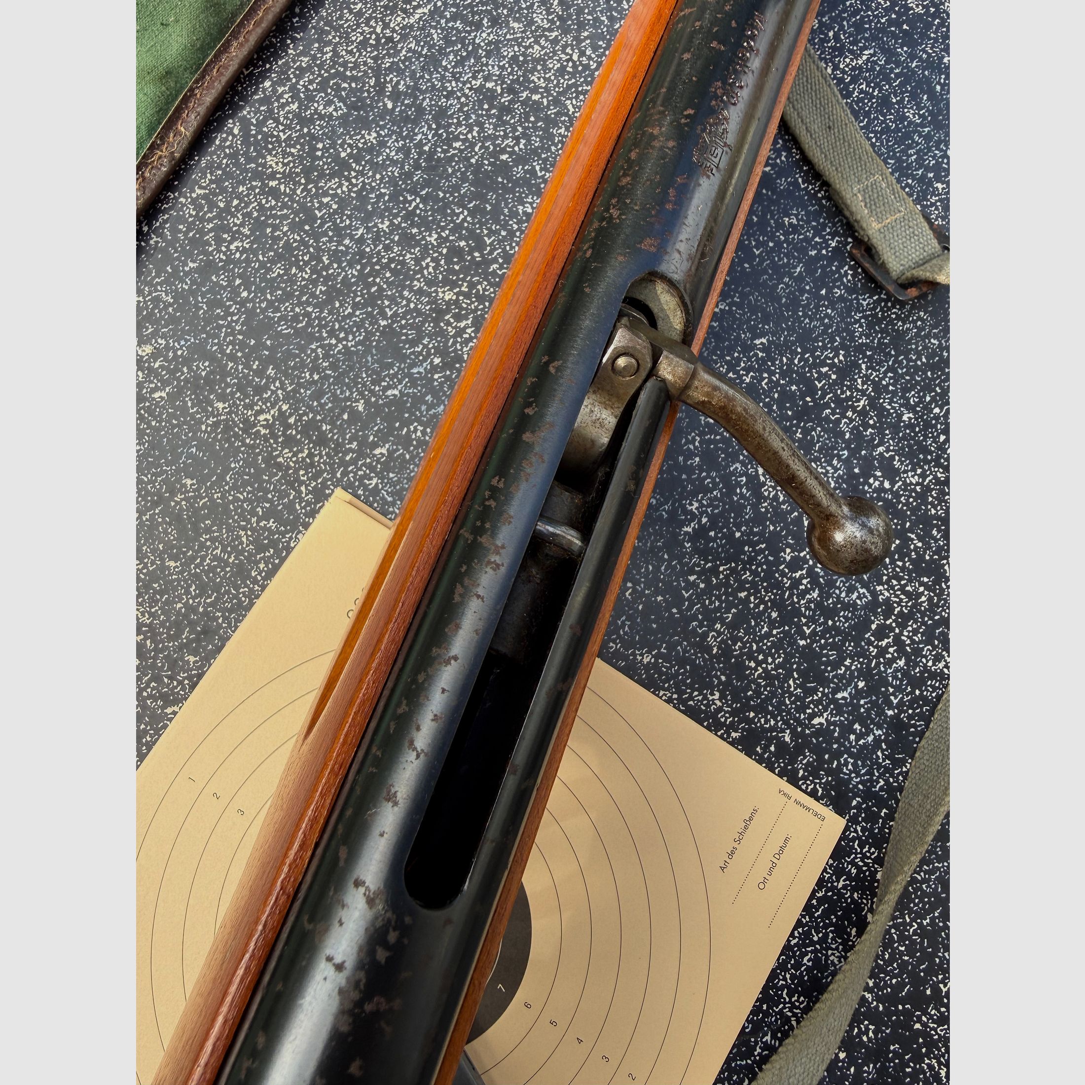 Haenel 310 Sportschaft inkl. Tasche Magazin usw. Luftgewehr DDR