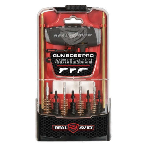 Real Avid - Kit per la pulizia delle armi Gun Boss® Pro - Handgun Cleaning Kit - AVGBPRO-P, immagine 5 di 7
