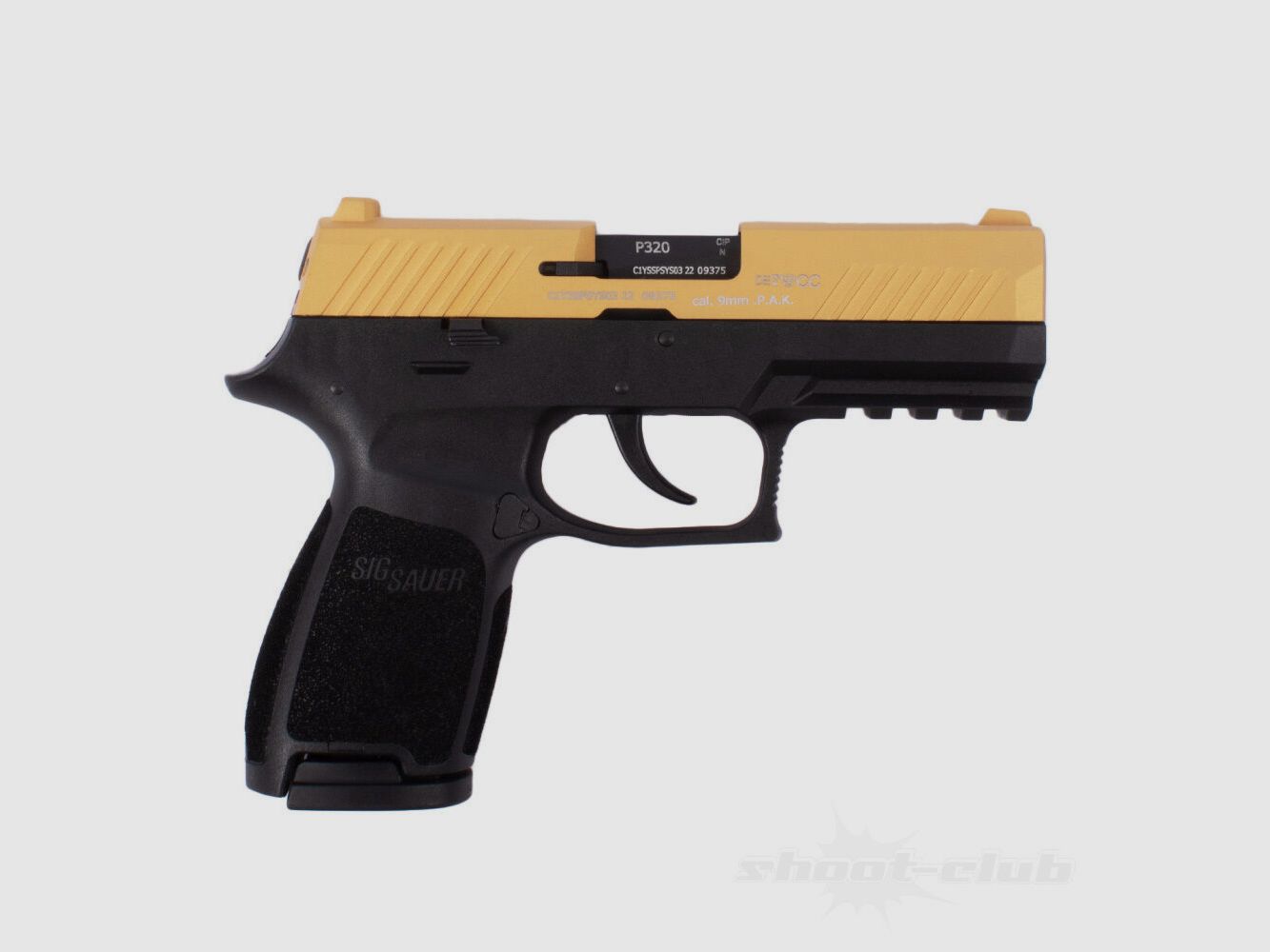 Sig Sauer	 P320 GOLD Schreckschussp. 9 mm P.A.K.