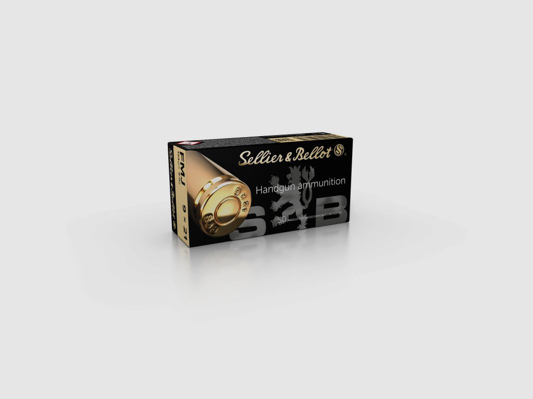 BOITE DE 50 CARTOUCHES SELLIER & BELLOT CAL.9X21 FMJ