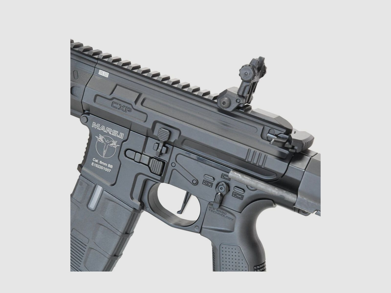 CXP M.A.R.S. Komodo S3 Negro [ICS-308S3] Airsoft Libre a partir de 18 - S-AEG -F-