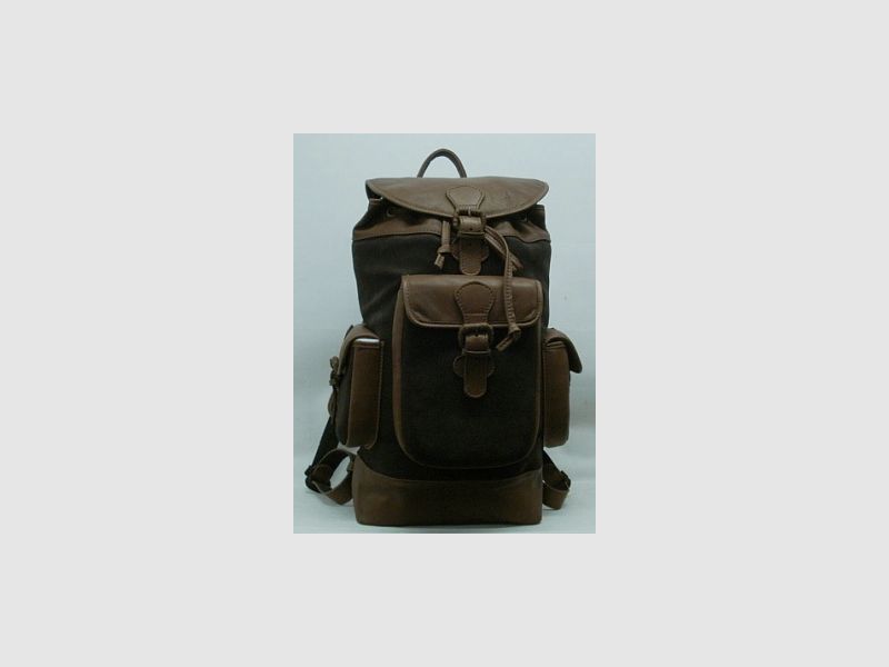 Lederrucksack - 35 Liter, 3 Außentaschen