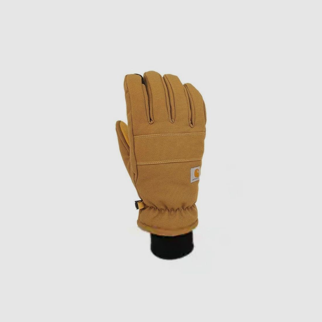 Carhartt Insulated Duck Sythetic Leather Touch-Sensitive Knit Cuff Glove Women Carhartt Brown S