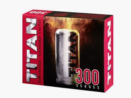 TITAN PLATZPATRONEN - 9MM P.A.K. - 300 PATRONEN