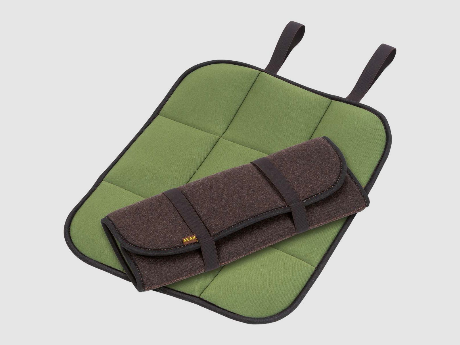 AKAH Faltbares Sitzkissen Loden mit Neopren