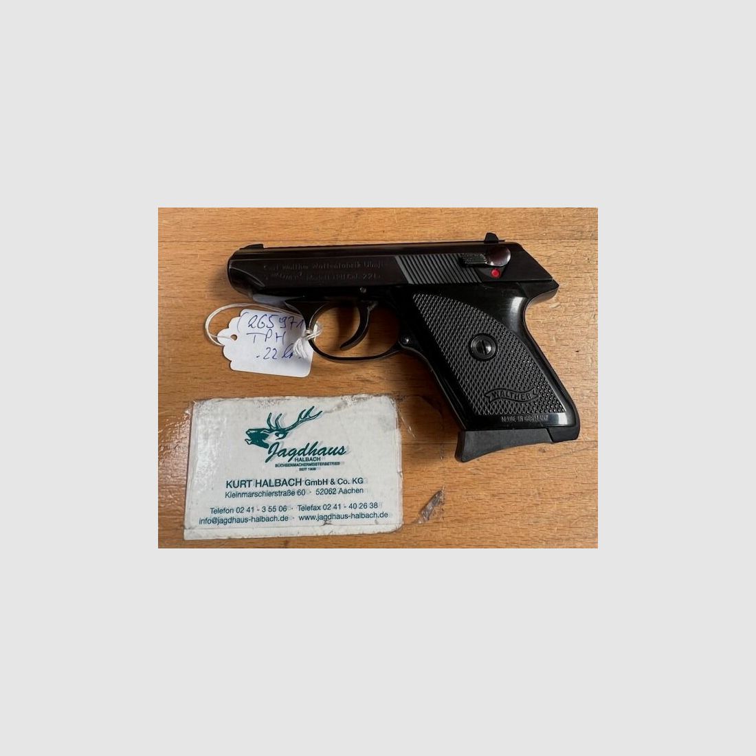 Kommissionen Pist. WALTHER TPH .22lr