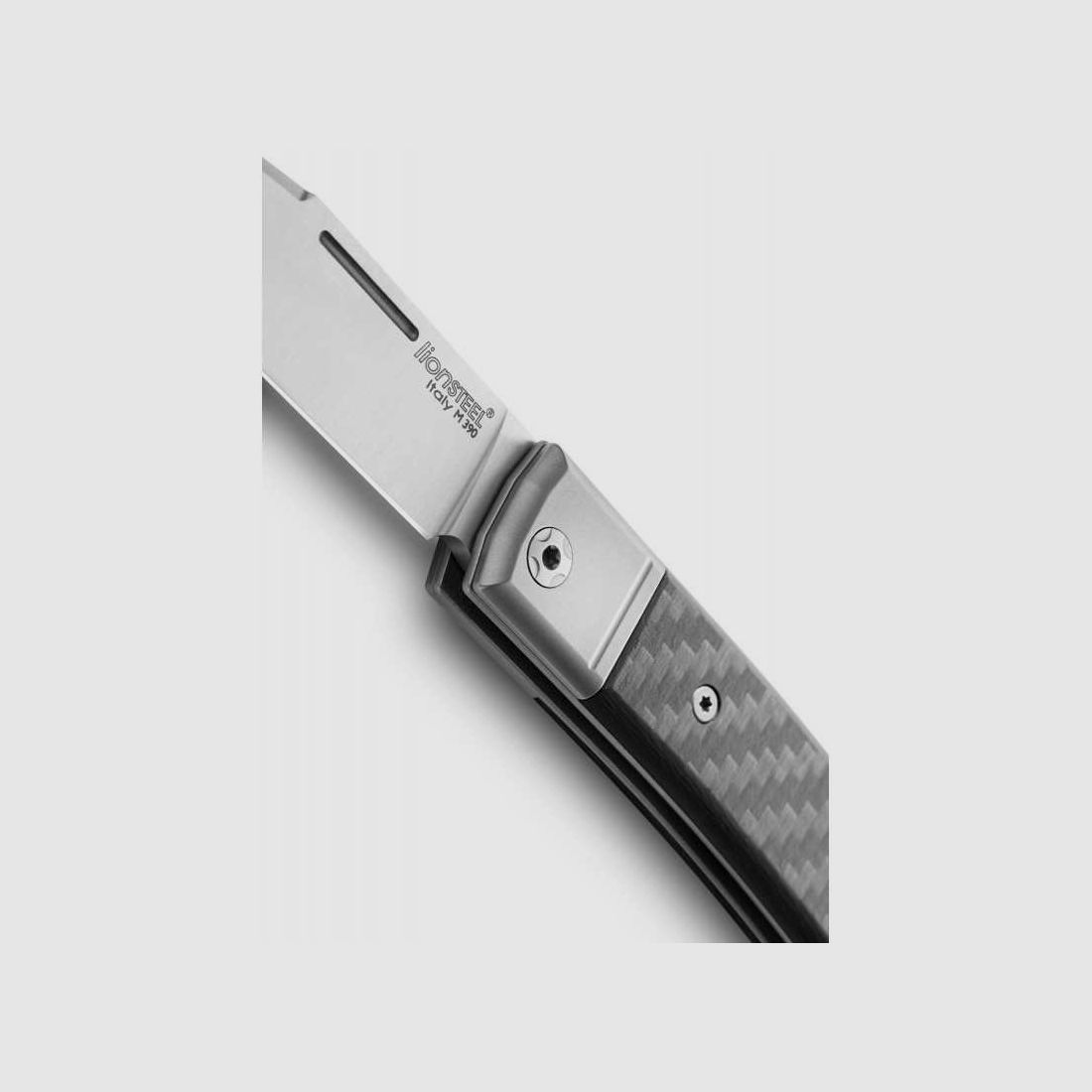 Lionsteel Bestman EDC Taschenmesser, Karbon, M390