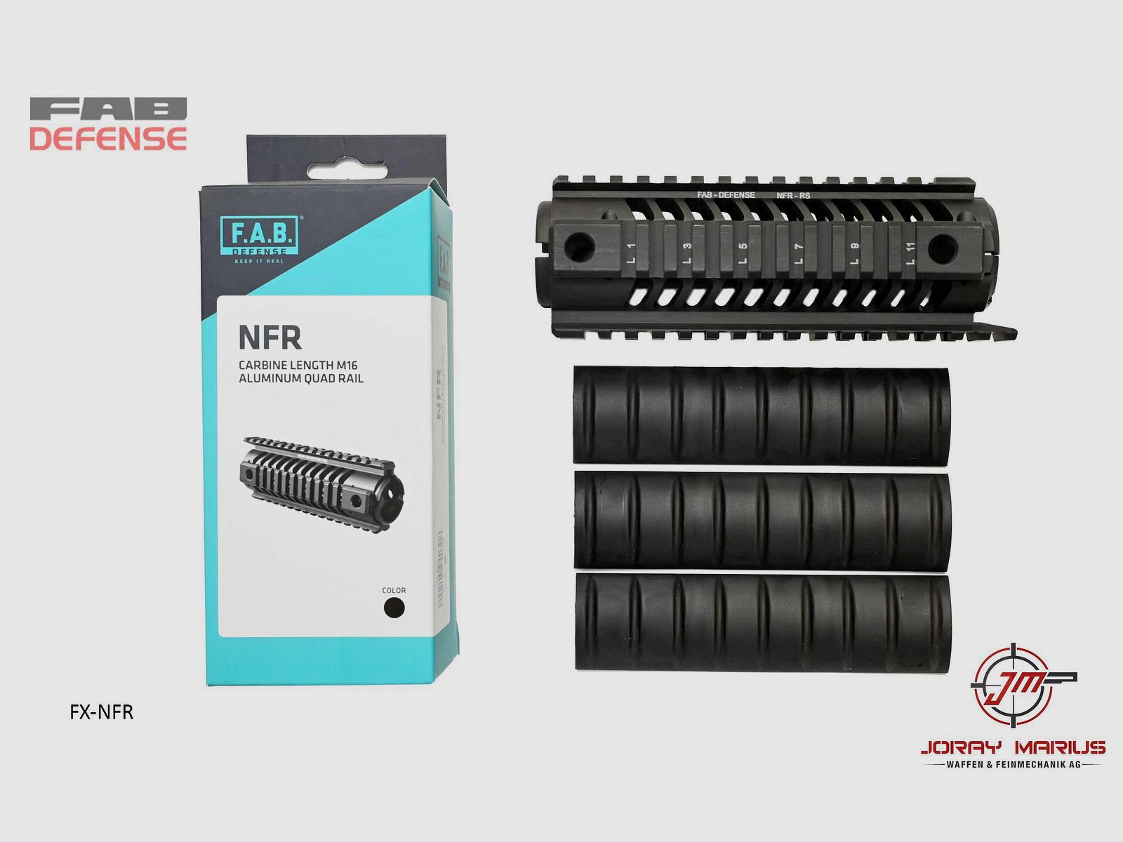 FAB Defense NFR Quad-Rail Handschutz für M16 / AR-15