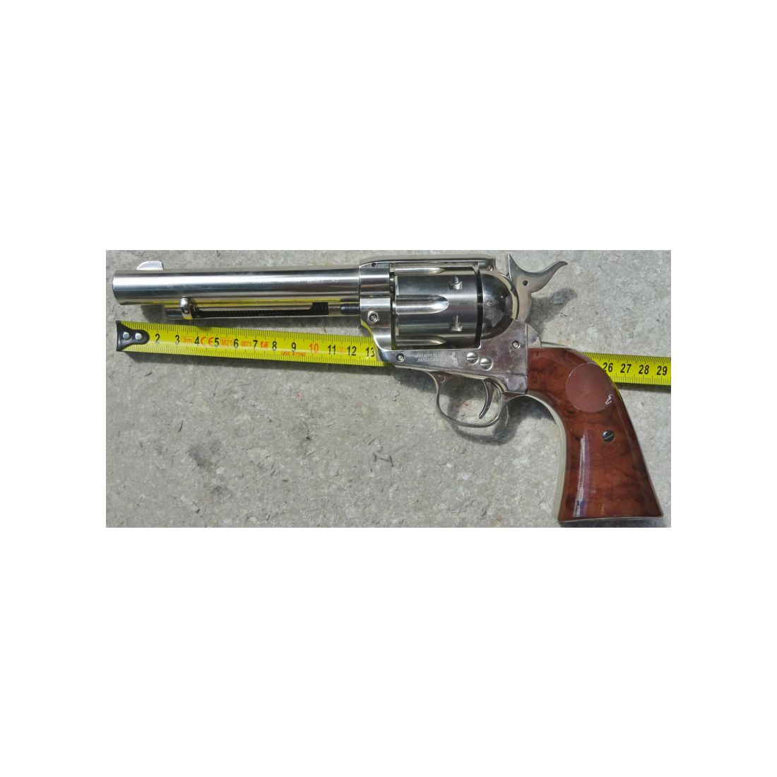 CO2-Revolver Colt Single Army in Stainless