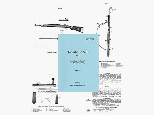 Nachdruck Dienstvorschrift Gebirgsjäger-Karabiner G 33/40