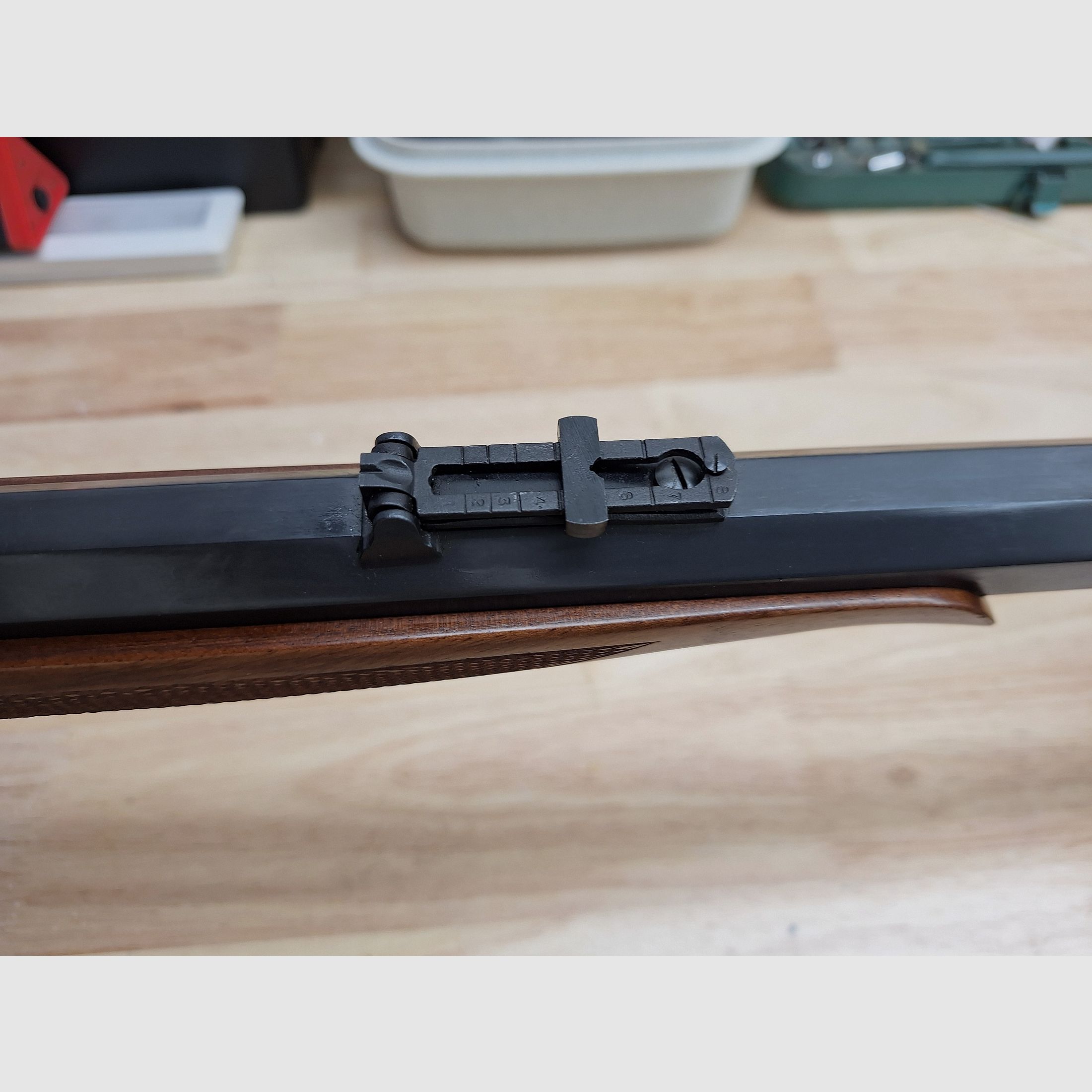 Sharps-geweer .45-120 Sharps met spindeldiopter