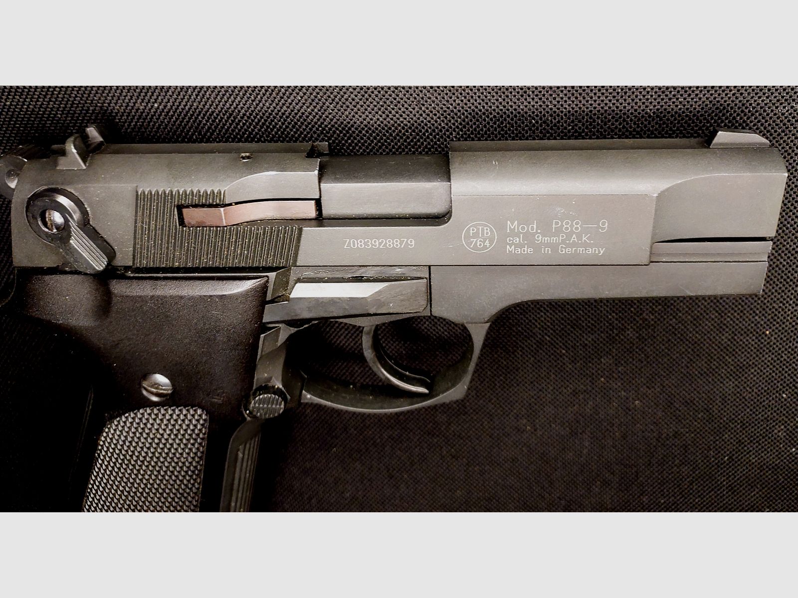 Walther P88-9 (P 88 Compact) Schreckschuss Pistole 9mm P.A.K. schwarz (PTB 764)