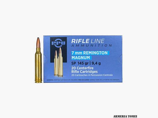 PPU PARTIZAN – 7mm Remington Magnum SP 145gr | 9,40g