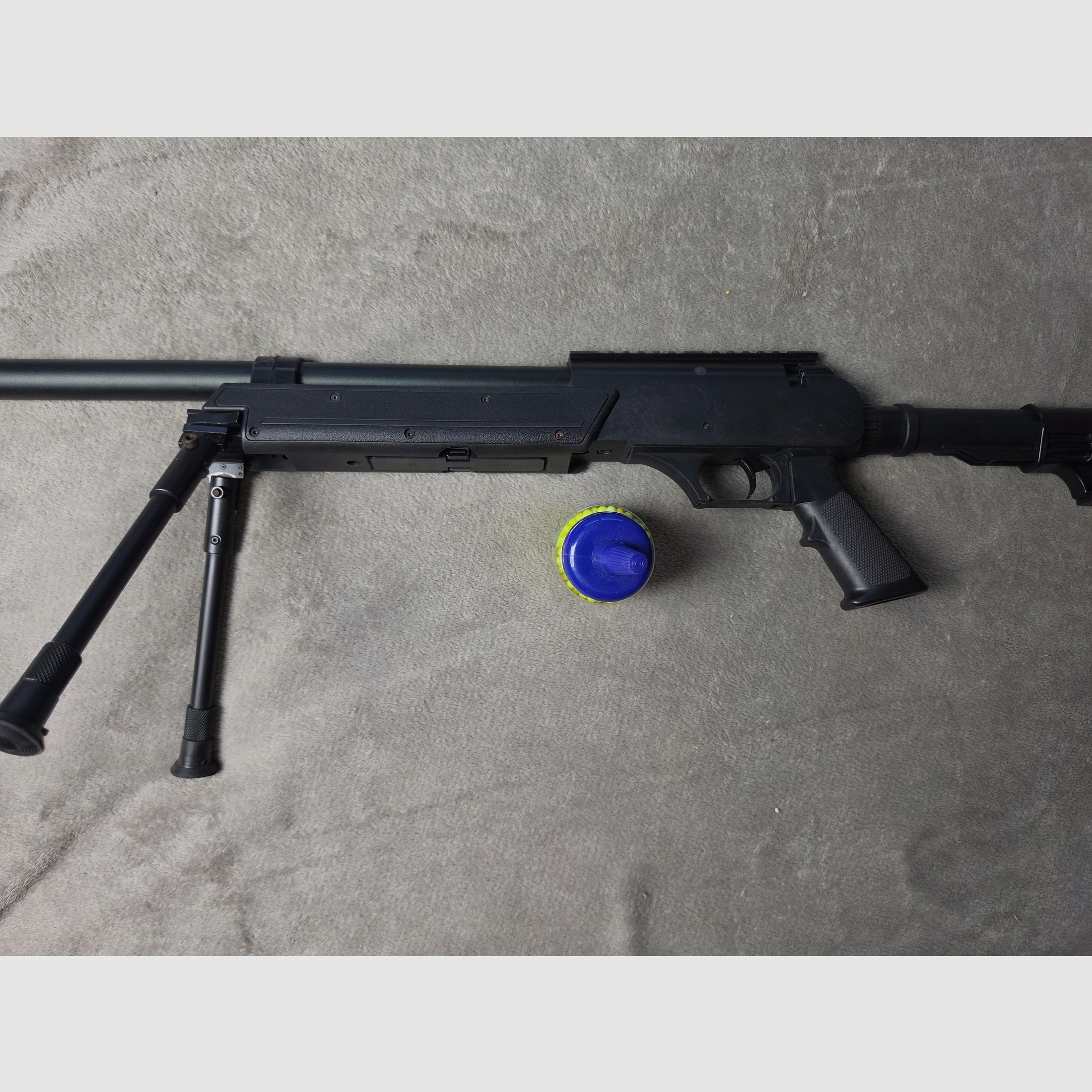 Rifle de francotirador / Sniper-Rifle Softair con bípode y munición BB, imagen 2 de 6