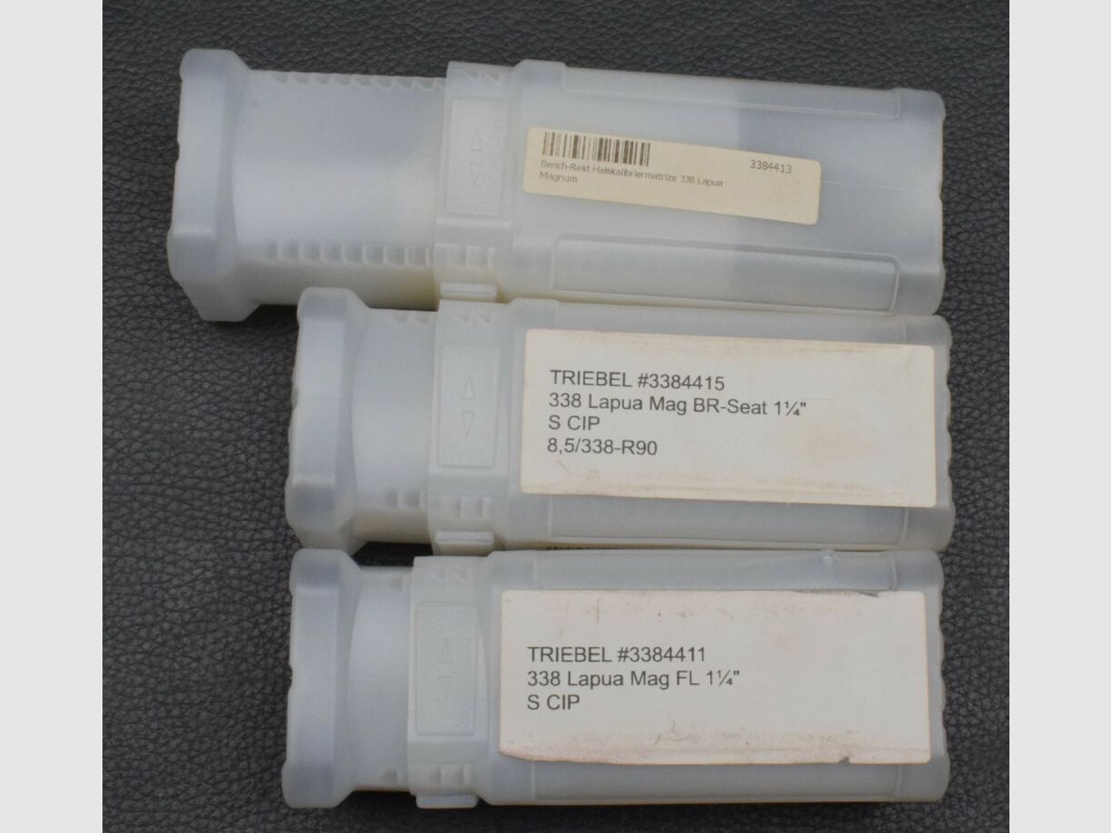 Triebel Benchrest Matrizensatz Kal. 338 Lapua Magnum Neuware