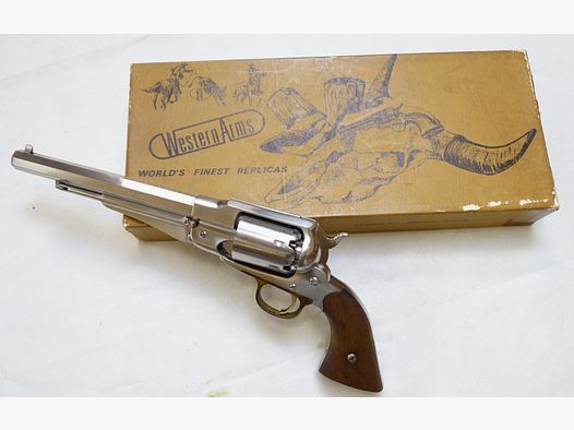 Original Hege-Uberti Perkussionsrevolver Model 1858 New Army Inox Kaliber .44