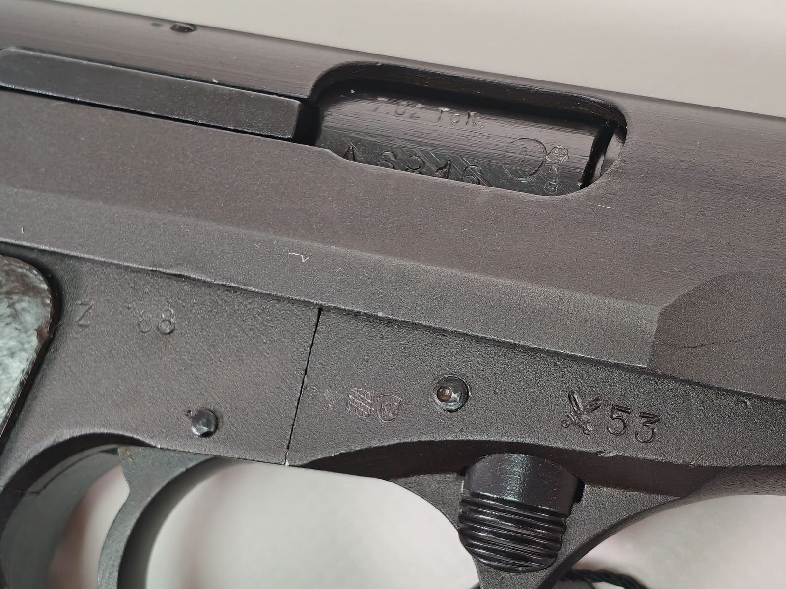 Pistolet CZ 52 7,62 Tokarev avec étui en cuir