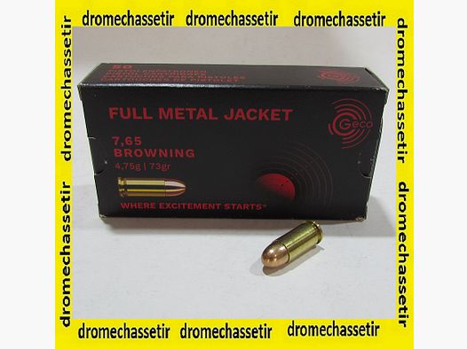 Doos van 50 patronen GECO 32 ACP 73 grains FMJ 2317970