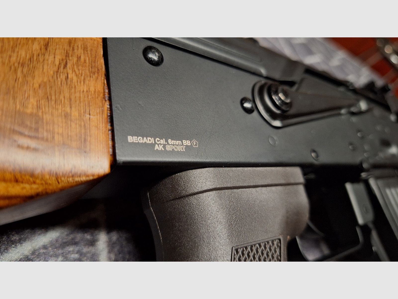 AK47 BEGADI SPORT AEG metal completo/madera real-NUEVO!