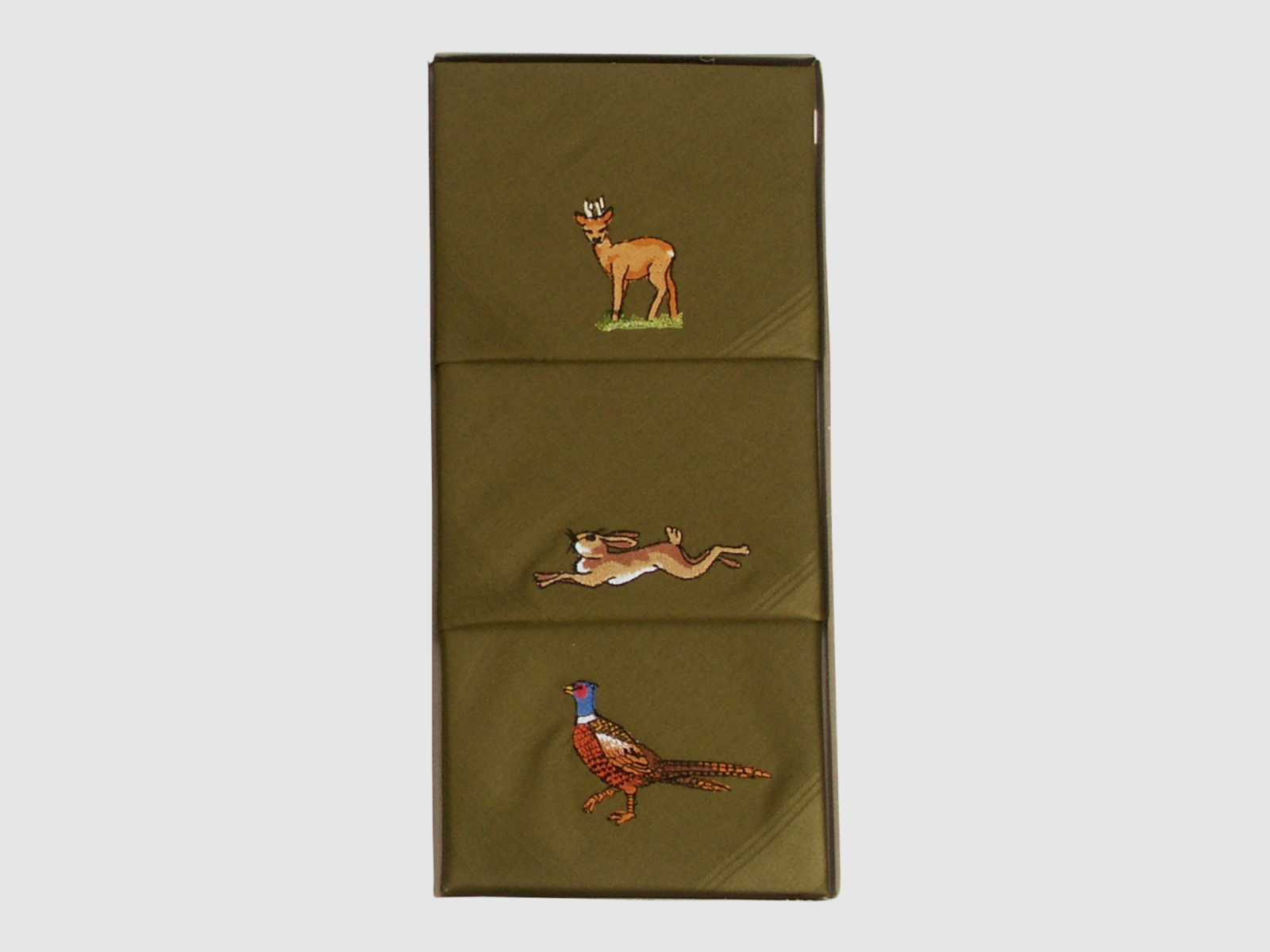 Mouchoirs à motif de chasse, 3 pièces
