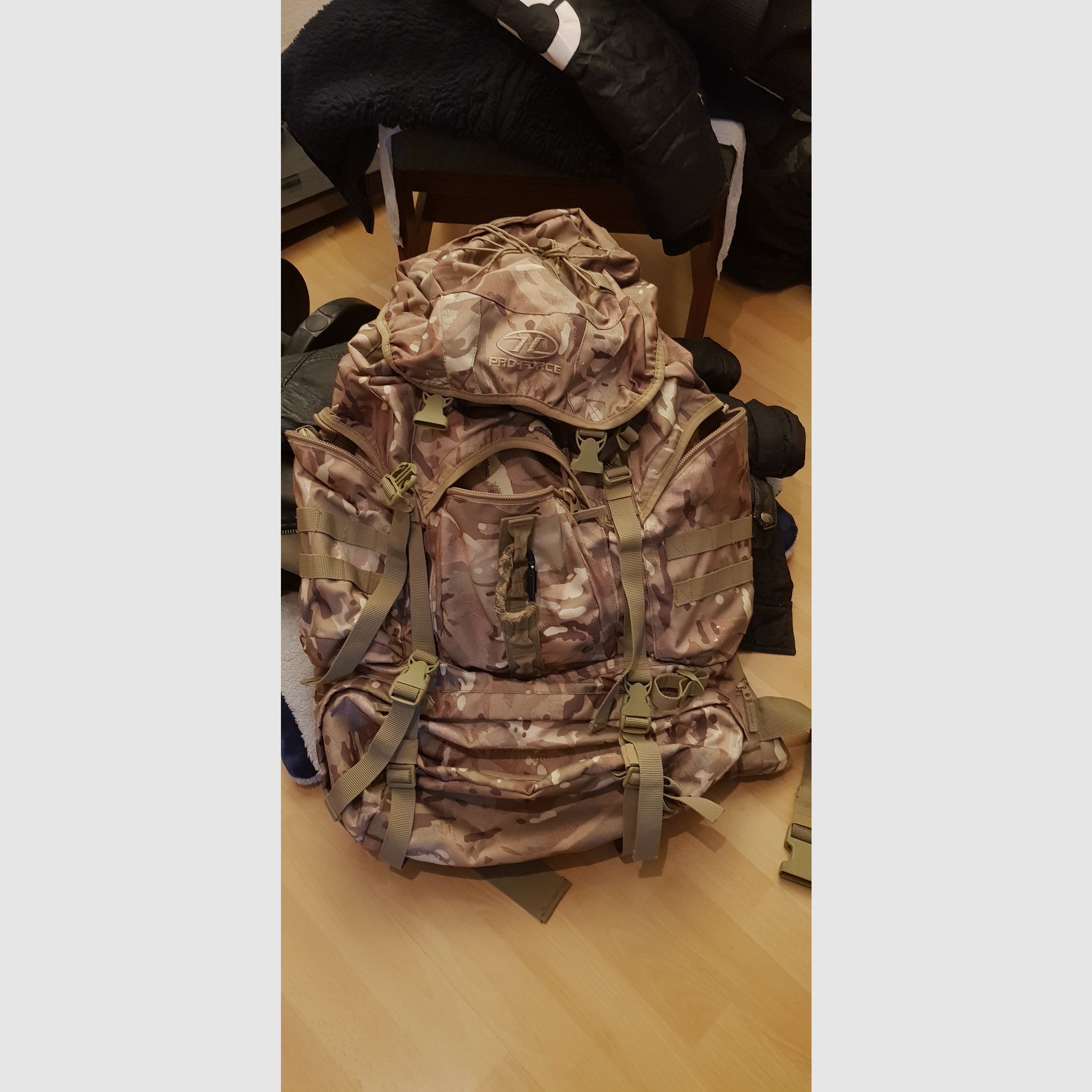 Rucksack Survival, tactique tacheté Pro Force Elite