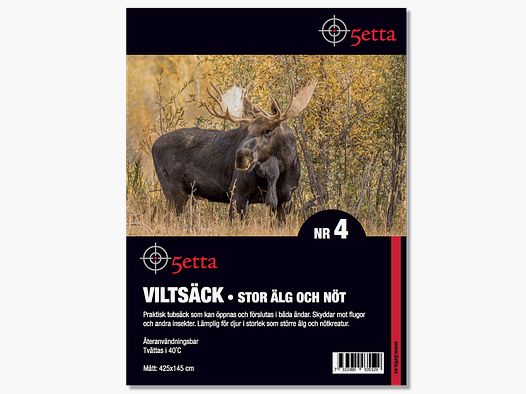 5etta Saco de caza 4 grandes alces y carne de res 425x145cm