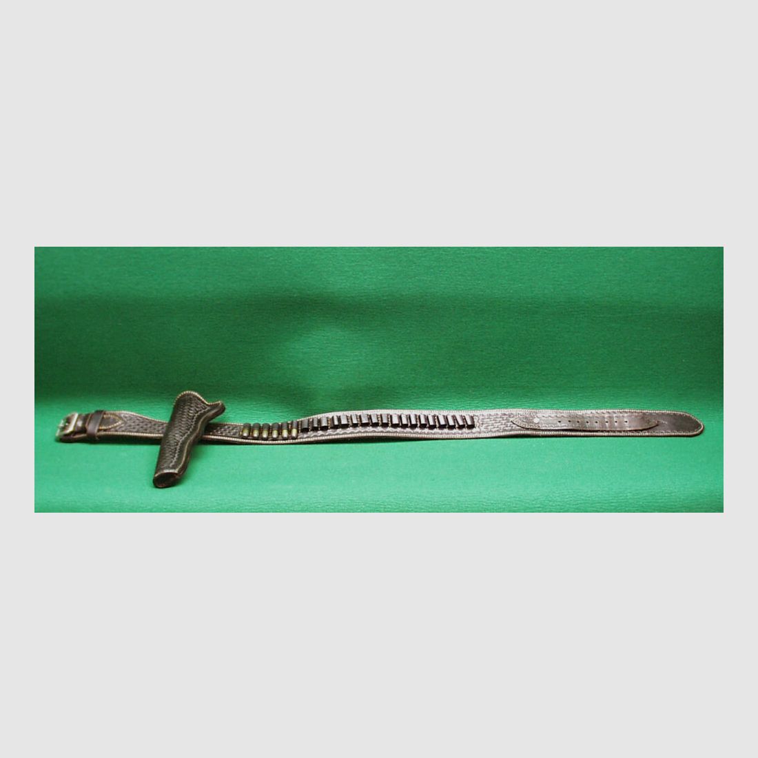 Custom Made Leder - Gürtel, schwarz, Breite: 6cm